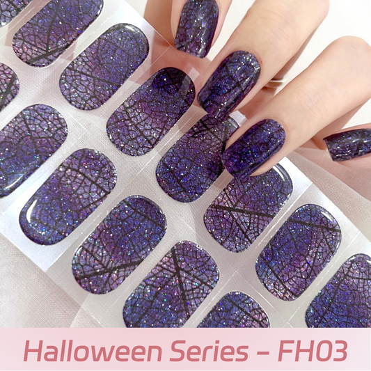 Cloma Semi Cured UV Nail Strips Halloween Series FH03