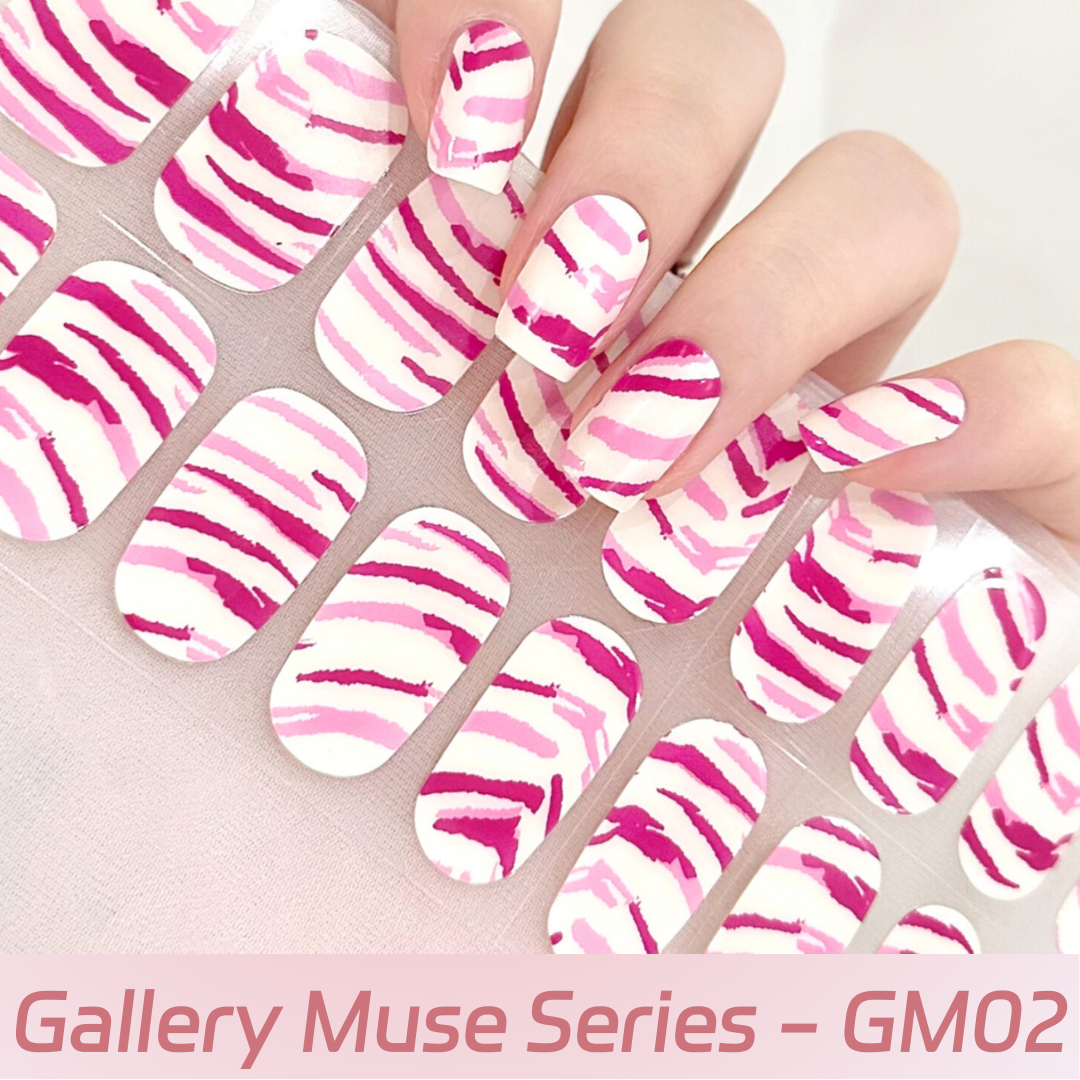 Cloma Semi Cured UV Nail Strips Gallery Muse Series GM02