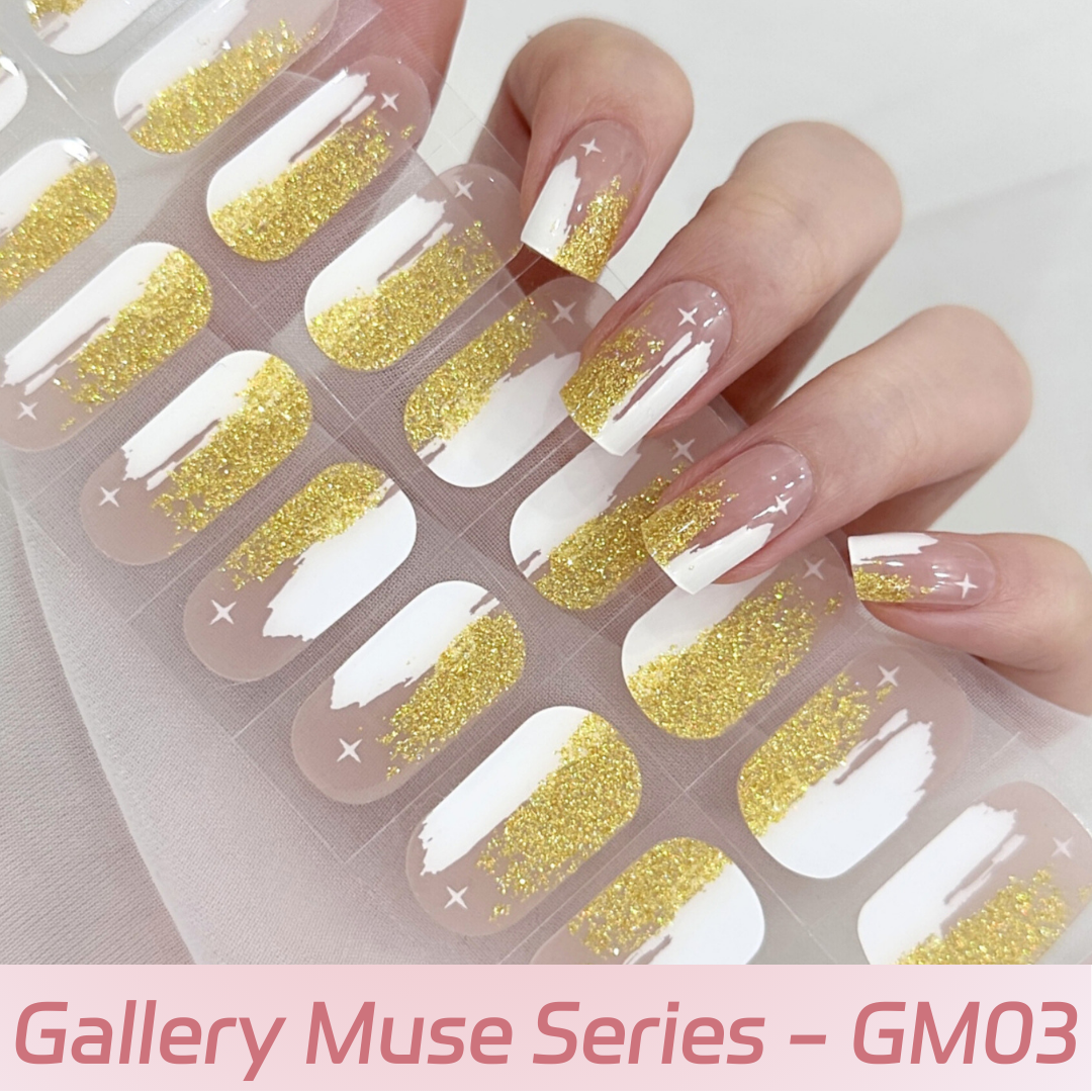 Cloma Semi Cured UV Nail Strips Gallery Muse Series GM03