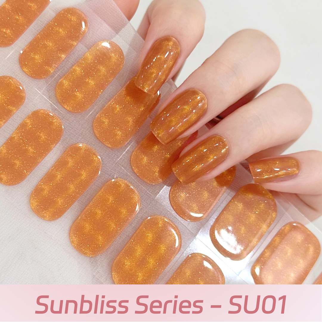 Cloma Semi Cured UV Nail Strips Sunbliss Series SU01