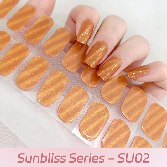 Cloma Semi Cured UV Nail Strips Sunbliss Series SU02